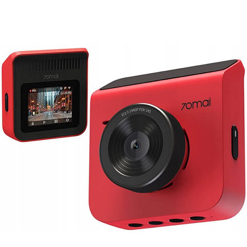 Xiaomi 70Mai Dash Cam A400 Red with Rear View Camera